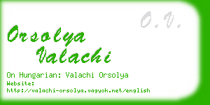 orsolya valachi business card